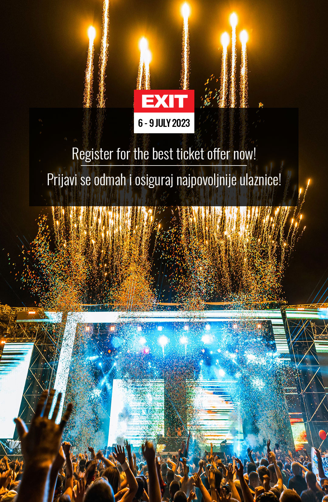 EXIT Festival 2023 Registration