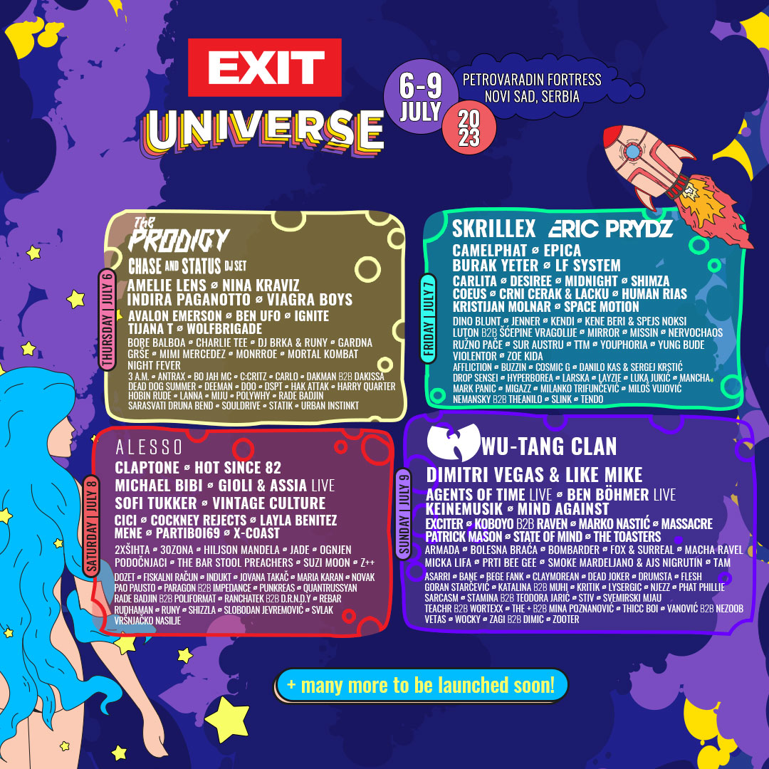 EXIT Universe - Lineup 2023
